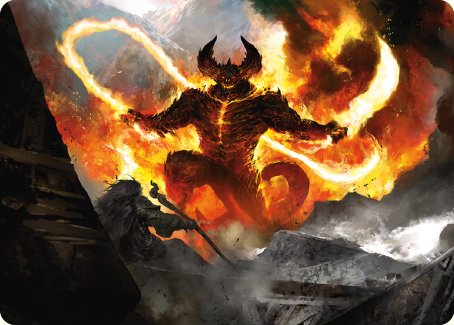 The Balrog, Flame of Udun Art Card [The Lord of the Rings: Tales of Middle-earth Art Series] - The Mythic Store | 24h Order Processing