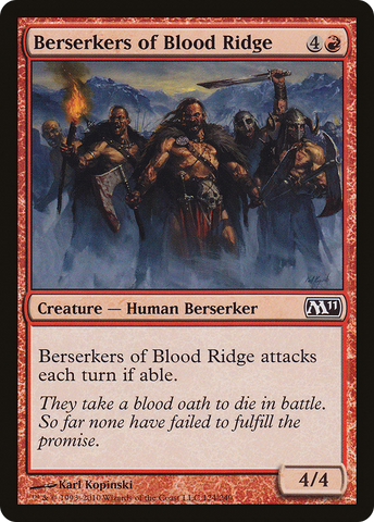 Berserkers of Blood Ridge [Magic 2011] - The Mythic Store | 24h Order Processing