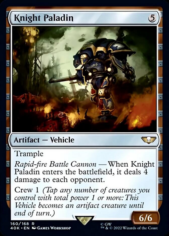 Knight Paladin (Surge Foil) [Warhammer 40,000] - The Mythic Store | 24h Order Processing