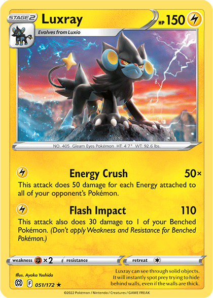 Luxray (051/172) [Sword & Shield: Brilliant Stars] - The Mythic Store | 24h Order Processing
