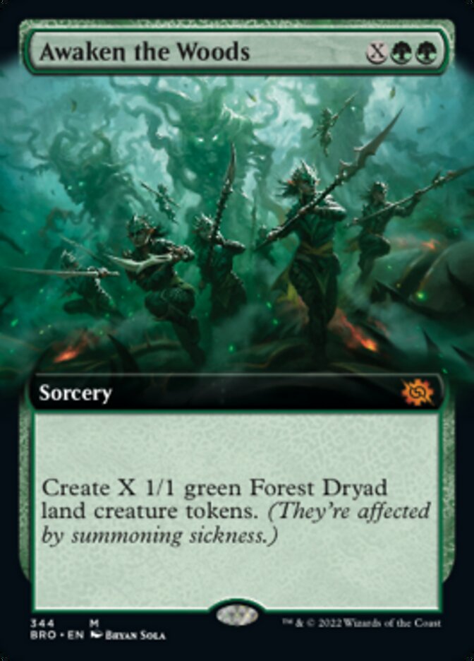 Awaken the Woods (Extended Art) [The Brothers' War] - The Mythic Store | 24h Order Processing