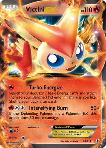 Victini EX (24/113) [Black & White: Legendary Treasures] - The Mythic Store | 24h Order Processing