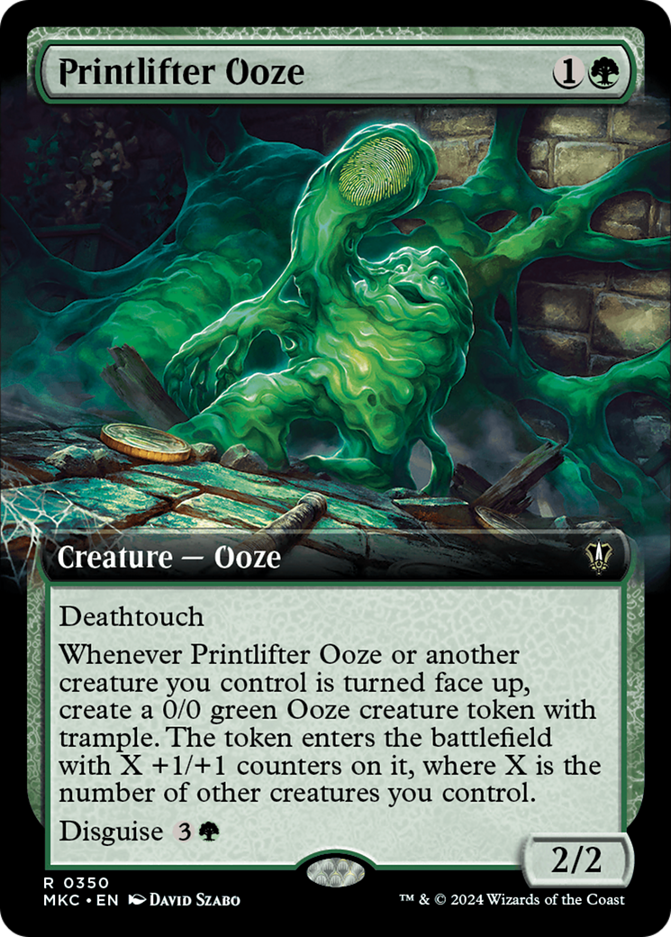 Printlifter Ooze (Extended Art) [Murders at Karlov Manor Commander] - The Mythic Store | 24h Order Processing