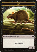 Cat Warrior (008) // Rat (003) Double-Sided Token [Commander 2017 Tokens] - The Mythic Store | 24h Order Processing