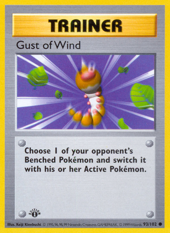 Gust of Wind (93/102) (Shadowless) [Base Set 1st Edition] - The Mythic Store | 24h Order Processing