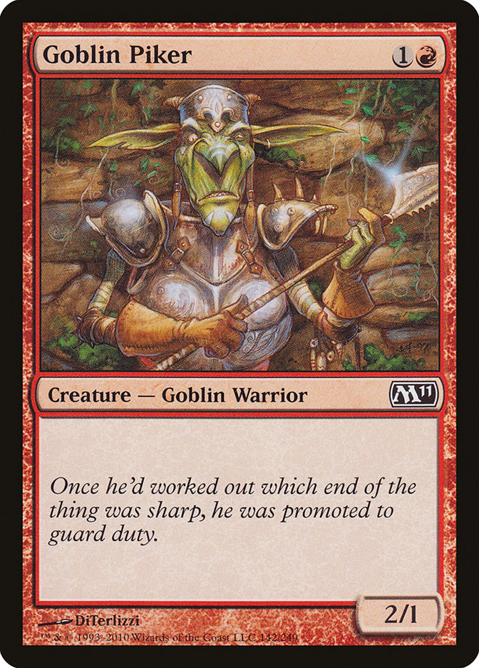 Goblin Piker [Magic 2011] - The Mythic Store | 24h Order Processing