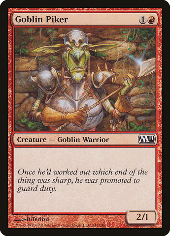 Goblin Piker [Magic 2011] - The Mythic Store | 24h Order Processing