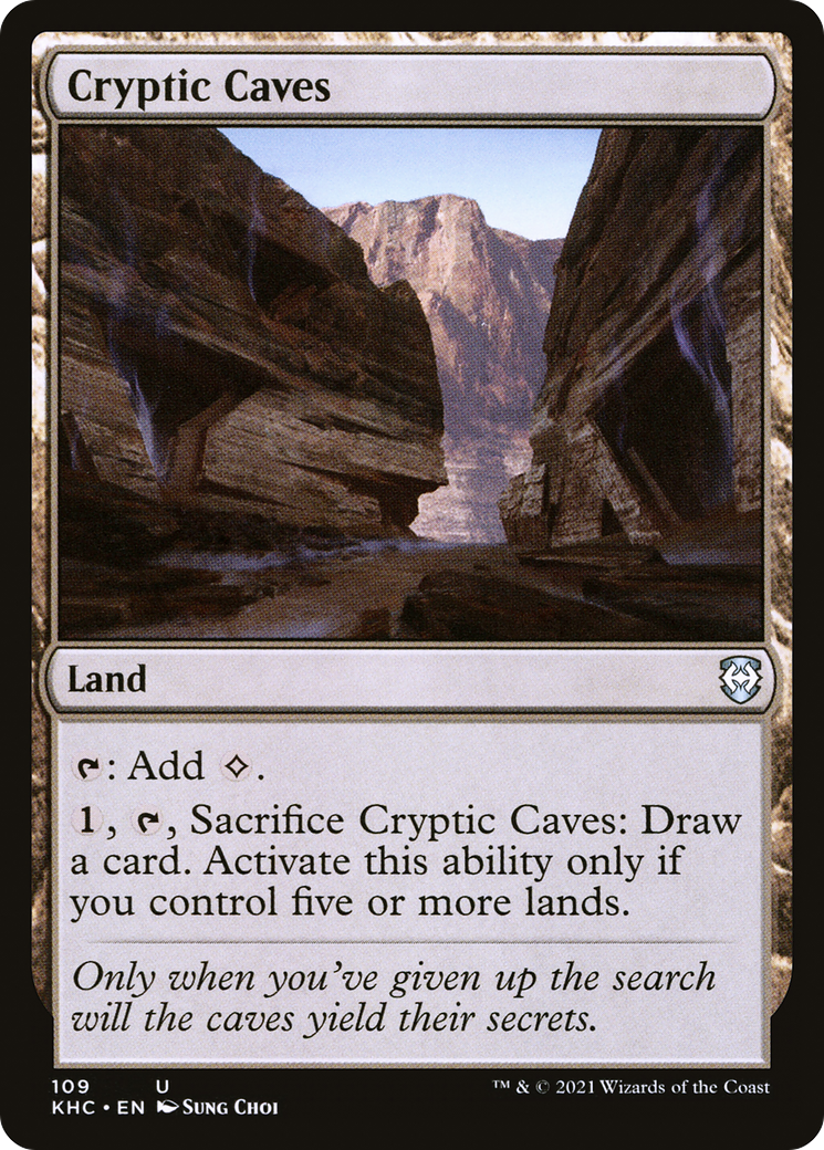 Cryptic Caves [Kaldheim Commander] - The Mythic Store | 24h Order Processing