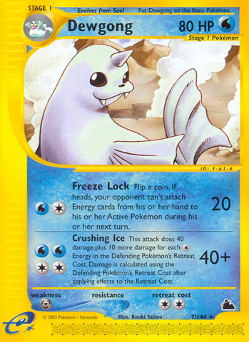 Dewgong (7/144) [Skyridge] - The Mythic Store | 24h Order Processing