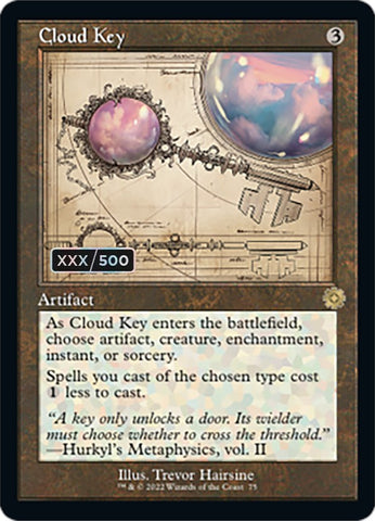 Cloud Key (Retro Schematic) (Serialized) [The Brothers' War Retro Artifacts] - The Mythic Store | 24h Order Processing