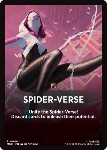 Spider-Verse Theme Card [Marvel Super Heroes Commander] - The Mythic Store | 24h Order Processing