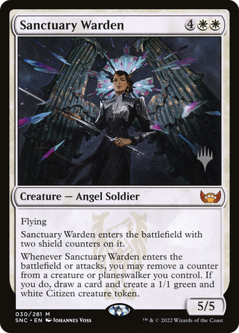 Sanctuary Warden (Promo Pack) [Streets of New Capenna Promos] - The Mythic Store | 24h Order Processing