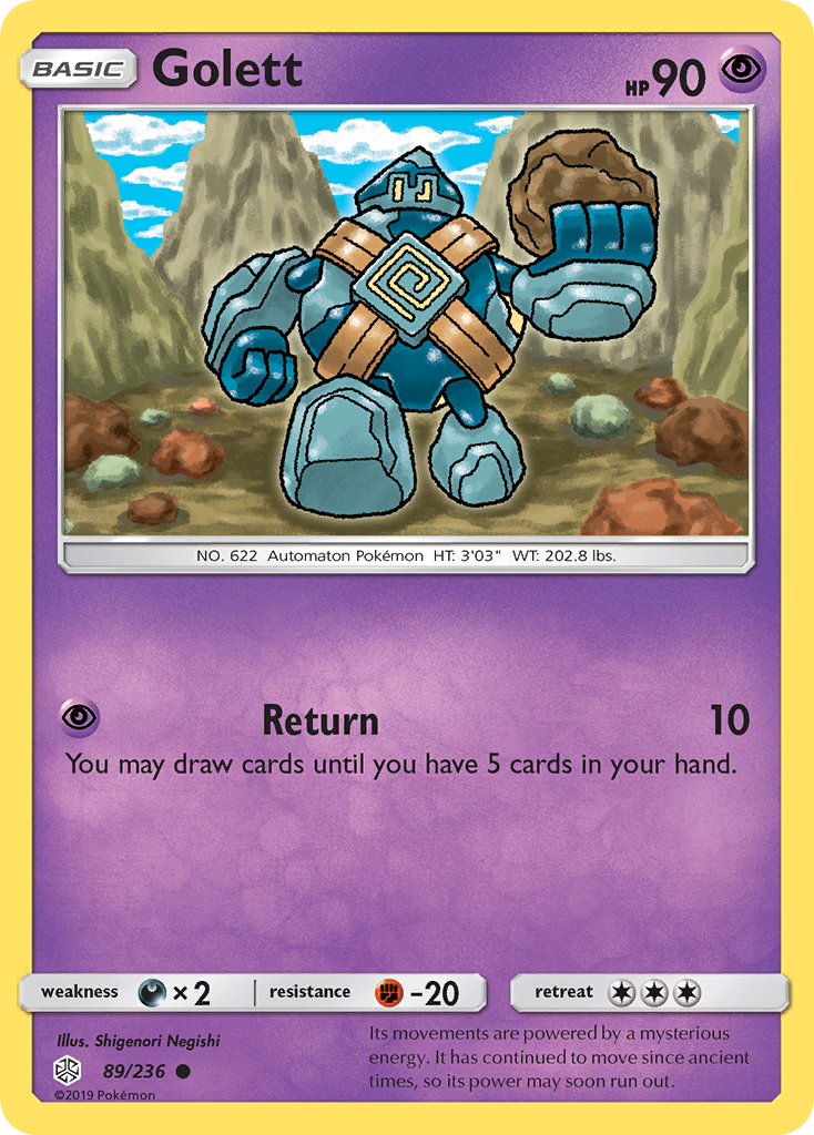 Golett (89/236) [Sun & Moon: Cosmic Eclipse] - The Mythic Store | 24h Order Processing