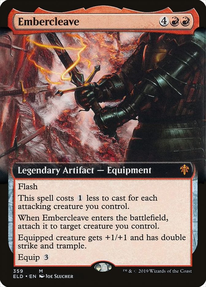 Embercleave (Extended Art) [Throne of Eldraine] - The Mythic Store | 24h Order Processing