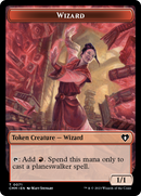 Chandra, Awakened Inferno Emblem // Wizard Double-Sided Token [Commander Masters Tokens] - The Mythic Store | 24h Order Processing