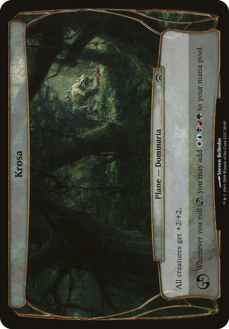 Krosa (Planes) [Planechase Planes] - The Mythic Store | 24h Order Processing