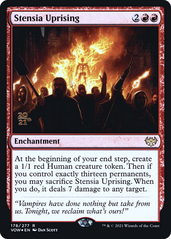 Stensia Uprising [Innistrad: Crimson Vow Prerelease Promos] - The Mythic Store | 24h Order Processing
