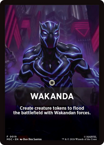 Wakanda Theme Card [Marvel Super Heroes Commander] - The Mythic Store | 24h Order Processing