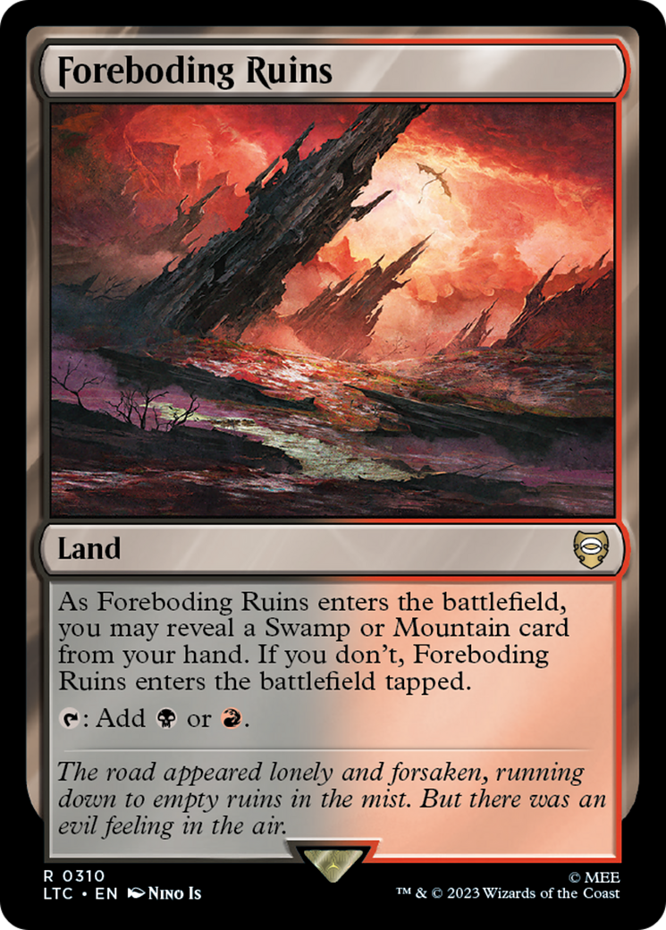 Foreboding Ruins [The Lord of the Rings: Tales of Middle-Earth Commander] - The Mythic Store | 24h Order Processing