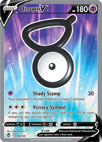 Unown V (176/195) [Sword & Shield: Silver Tempest] - The Mythic Store | 24h Order Processing