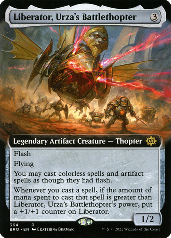 Liberator, Urza's Battlethopter (Extended Art) [The Brothers' War] - The Mythic Store | 24h Order Processing