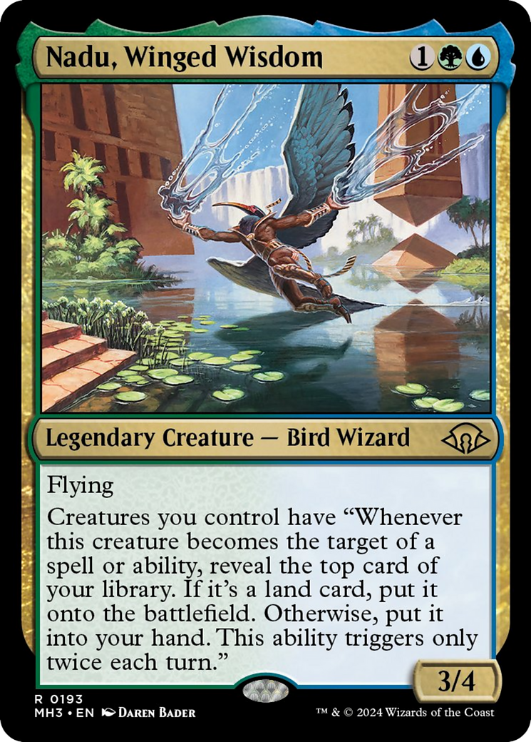 Nadu, Winged Wisdom [Modern Horizons 3] - The Mythic Store | 24h Order Processing