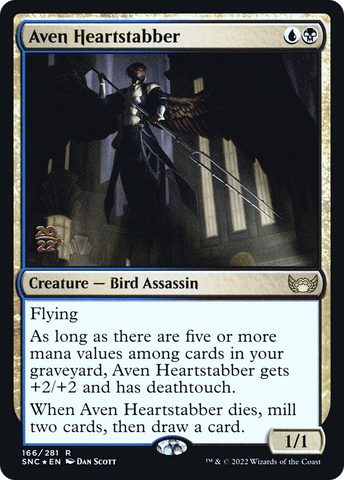 Aven Heartstabber [Streets of New Capenna Prerelease Promos] - The Mythic Store | 24h Order Processing