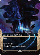Deserted Temple (0101) (Borderless) (Galaxy Foil) [Edge of Eternities: Stellar Sights] - The Mythic Store | 24h Order Processing