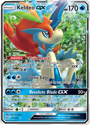 Keldeo GX (47/236) [Sun & Moon: Unified Minds] - The Mythic Store | 24h Order Processing