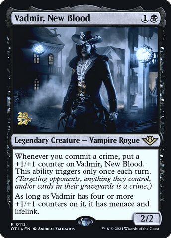 Vadmir, New Blood [Outlaws of Thunder Junction Prerelease Promos] - The Mythic Store | 24h Order Processing