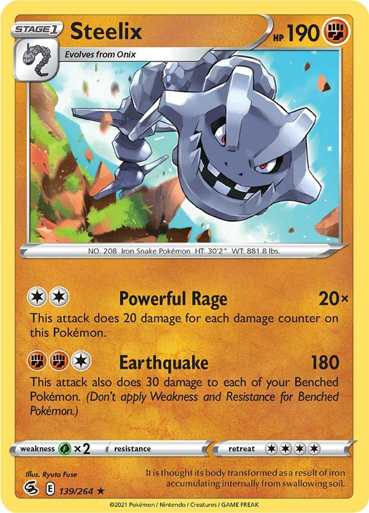 Steelix (139/264) [Sword & Shield: Fusion Strike] - The Mythic Store | 24h Order Processing