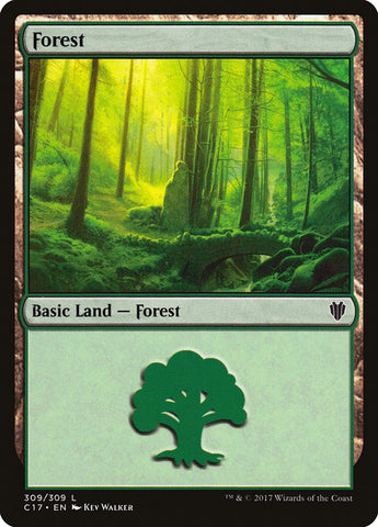Forest (309) [Commander 2017] - The Mythic Store | 24h Order Processing