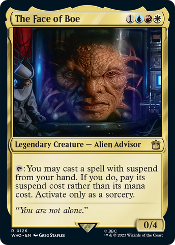 The Face of Boe [Doctor Who] - The Mythic Store | 24h Order Processing