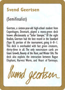 Svend Geertsen Bio [World Championship Decks 1997] - The Mythic Store | 24h Order Processing