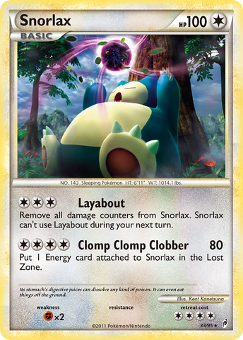 Snorlax (33/95) [HeartGold & SoulSilver: Call of Legends] - The Mythic Store | 24h Order Processing