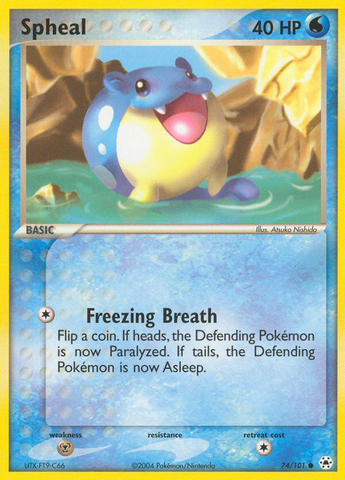 Spheal (74/101) [EX: Hidden Legends] - The Mythic Store | 24h Order Processing