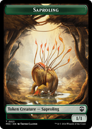 Tarmogoyf (Ripple Foil) // Saproling Double-Sided Token [Modern Horizons 3 Commander Tokens] - The Mythic Store | 24h Order Processing