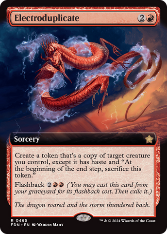 Electroduplicate (Extended Art) [Foundations] - The Mythic Store | 24h Order Processing