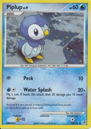 Piplup (93/130) (Cosmos Holo) [Diamond & Pearl: Base Set] - The Mythic Store | 24h Order Processing