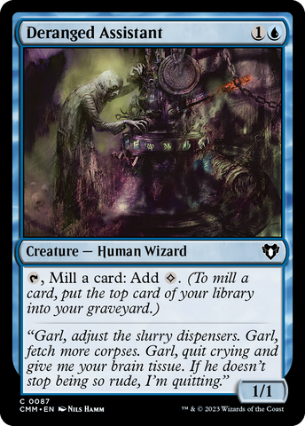 Deranged Assistant [Commander Masters] - The Mythic Store | 24h Order Processing