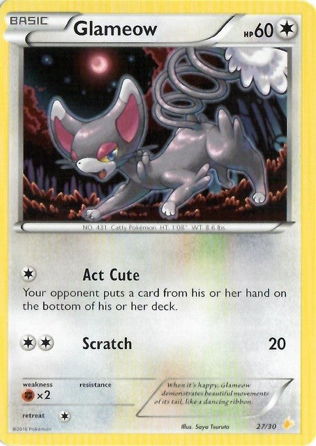 Glameow (27/30) [XY: Trainer Kit 3 - Pikachu Libre] - The Mythic Store | 24h Order Processing