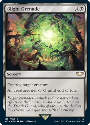 Blight Grenade (Surge Foil) [Warhammer 40,000] - The Mythic Store | 24h Order Processing