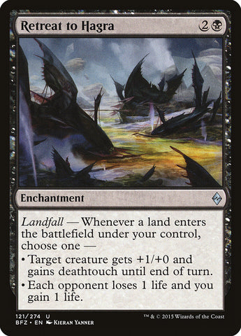 Retreat to Hagra [Battle for Zendikar] - The Mythic Store | 24h Order Processing