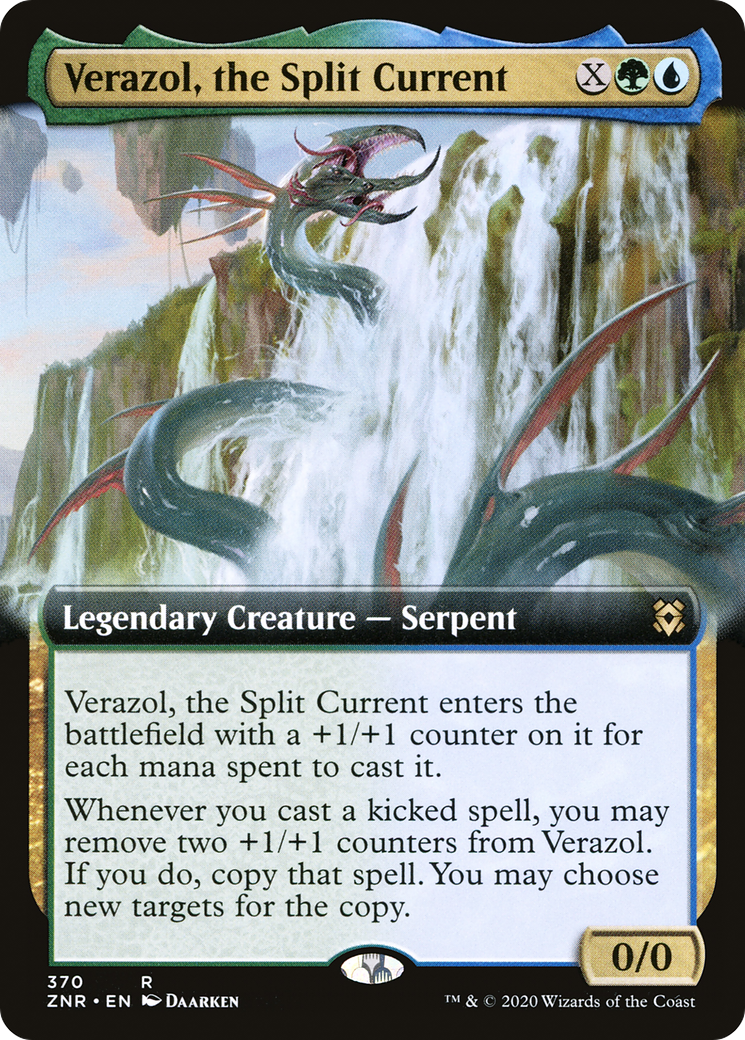 Verazol, the Split Current (Extended Art) [Zendikar Rising] - The Mythic Store | 24h Order Processing