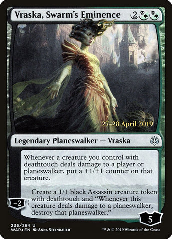 Vraska, Swarm's Eminence [War of the Spark Prerelease Promos] - The Mythic Store | 24h Order Processing