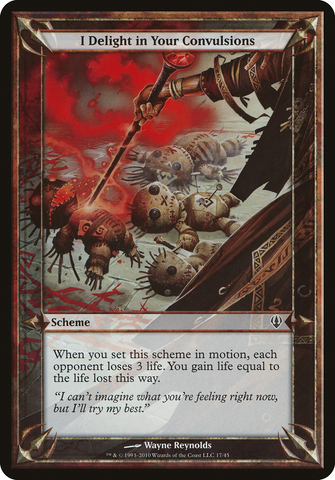 I Delight in Your Convulsions (Schemes) [Archenemy Schemes] - The Mythic Store | 24h Order Processing