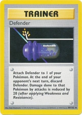 Defender (80/102) [Base Set Shadowless Unlimited] - The Mythic Store | 24h Order Processing