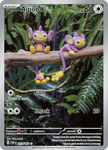 Aipom (211/182) [Scarlet & Violet: Paradox Rift] - The Mythic Store | 24h Order Processing
