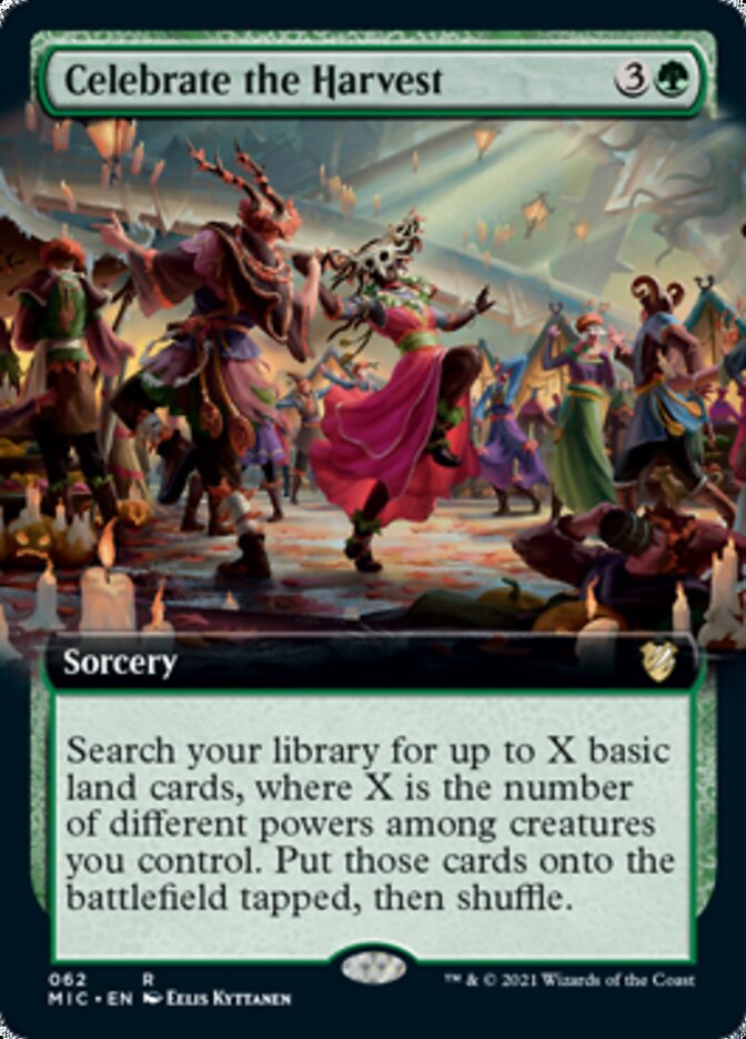 Celebrate the Harvest (Extended Art) [Innistrad: Midnight Hunt Commander] - The Mythic Store | 24h Order Processing