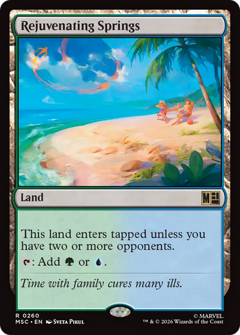 Rejuvenating Springs [Marvel Super Heroes Commander] - The Mythic Store | 24h Order Processing